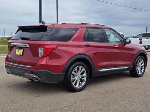 Red Metallic 2021 Ford Explorer Limited