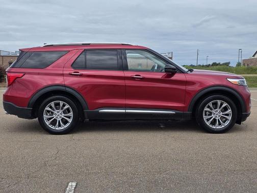 Red Metallic 2021 Ford Explorer Limited
