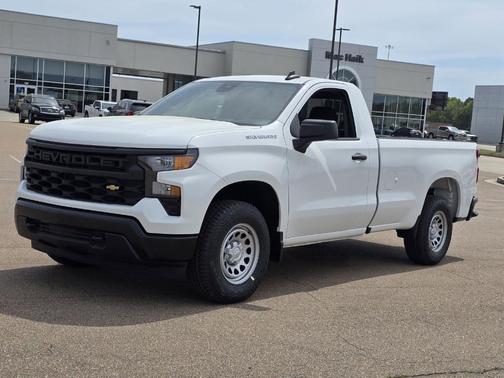 Summit White 2026 Chevrolet Silverado 1500 WT