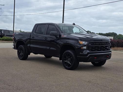 Black 2026 Chevrolet Silverado 1500 Custom Trail Boss