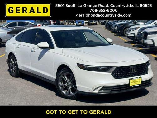 Platinum White Pearl 2023 Honda Accord EX
