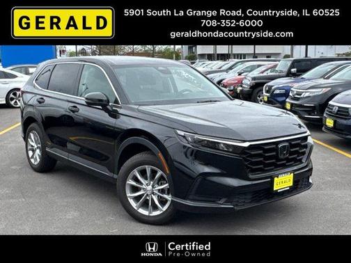 Crystal Black Pearl 2024 Honda CR-V EX