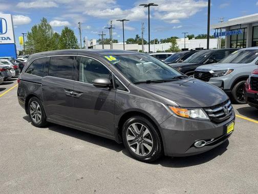 Modern Steel Metallic 2016 Honda Odyssey Touring Elite