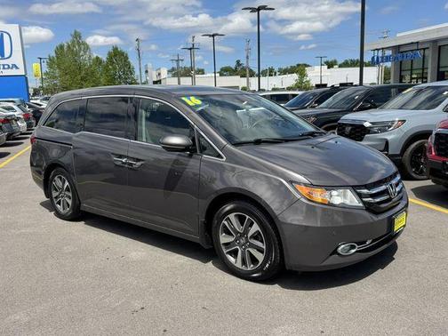 Modern Steel Metallic 2016 Honda Odyssey Touring Elite
