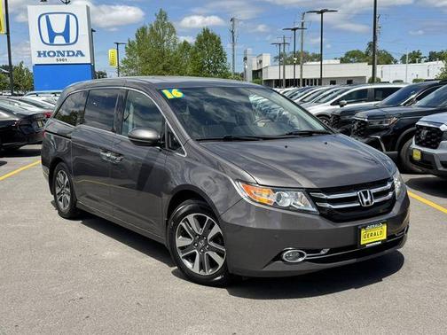 Modern Steel Metallic 2016 Honda Odyssey Touring Elite