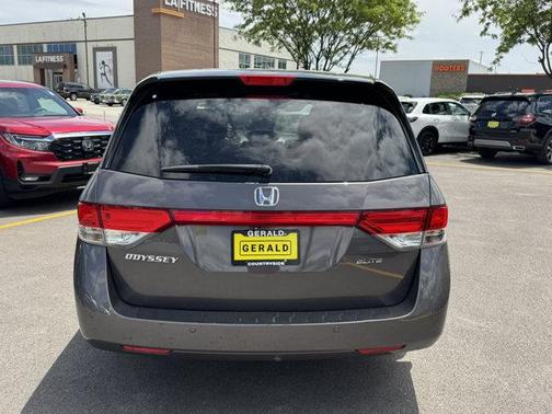 Modern Steel Metallic 2016 Honda Odyssey Touring Elite