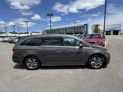 Modern Steel Metallic 2016 Honda Odyssey Touring Elite