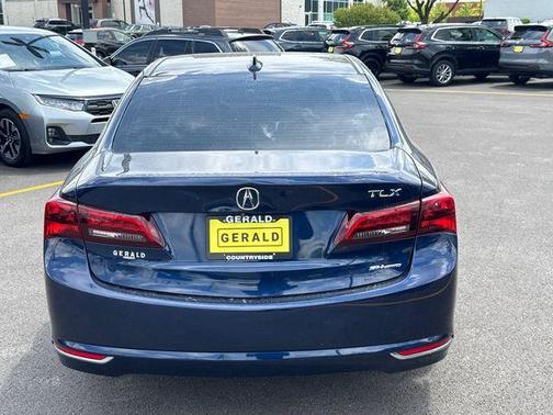 Fathom Blue Pearl 2015 Acura TLX V6 Tech
