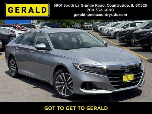 Silver 2021 Honda Accord Hybrid EX-L