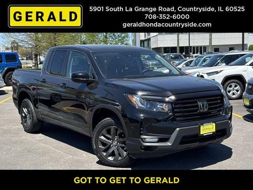 Crystal Black Pearl 2023 Honda Ridgeline Sport