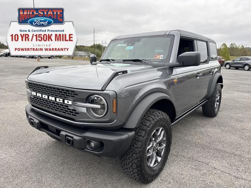 Gray 2025 Ford Bronco Badlands SUV