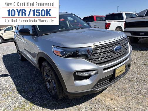 Iconic Silver Metallic 2023 Ford Explorer XLT