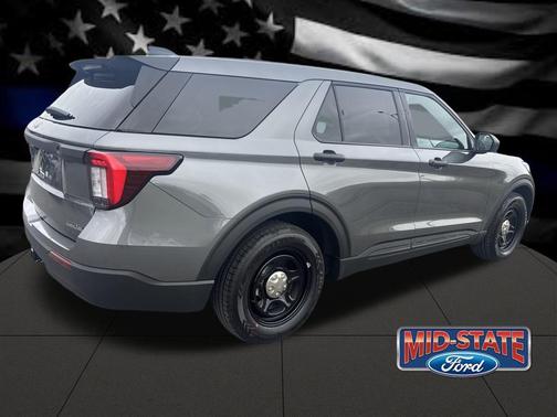 Carbonized Grey 2026 Ford Explorer Police Interceptor