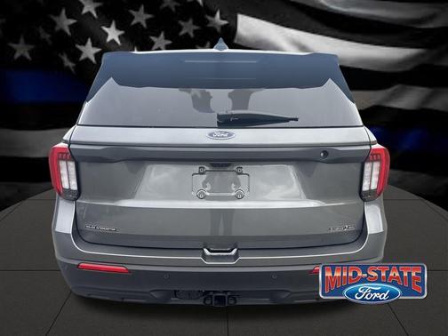 Carbonized Grey 2026 Ford Explorer Police Interceptor