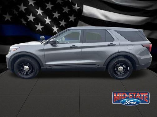 Carbonized Grey 2026 Ford Explorer Police Interceptor