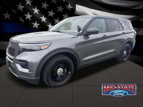 Carbonized Grey 2026 Ford Explorer Police Interceptor