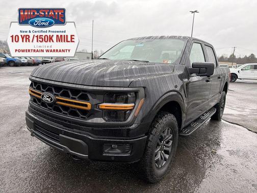 Agate Black Metallic 2025 Ford F-150 Tremor Truck