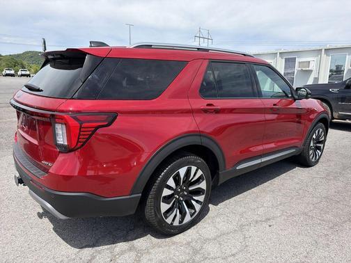 Red Metallic 2026 Ford Explorer Platinum