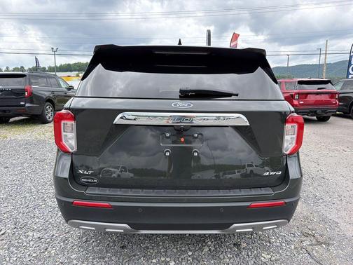 Forged Green Metallic 2022 Ford Explorer XLT