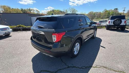 FORGED GREEN METALLIC 2022 Ford Explorer XLT