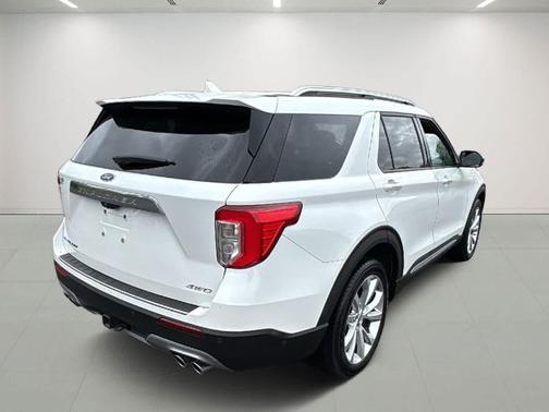STAR WHITE MET TRI-COAT 2021 Ford Explorer Platinum