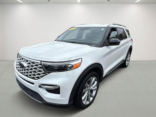 STAR WHITE MET TRI-COAT 2021 Ford Explorer Platinum