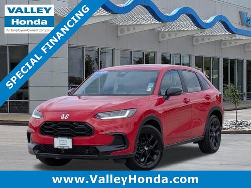 Milano Red 2025 Honda HR-V AWD Sport