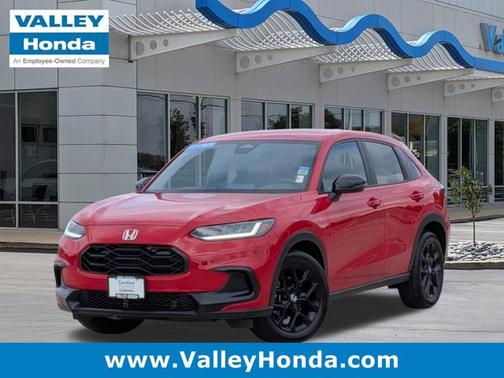 Milano Red 2025 Honda HR-V AWD Sport