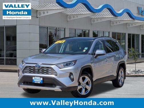 Silver Sky Metallic 2020 Toyota RAV4 Hybrid Limited