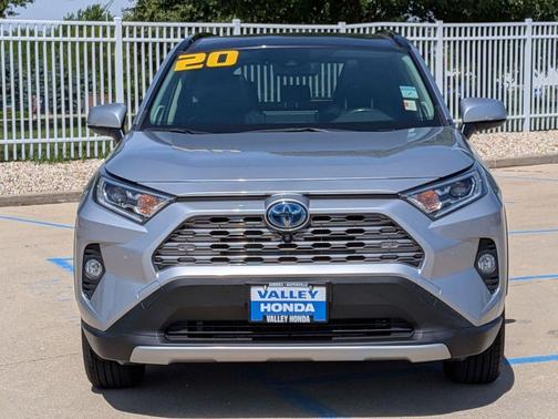 Silver Sky Metallic 2020 Toyota RAV4 Hybrid Limited