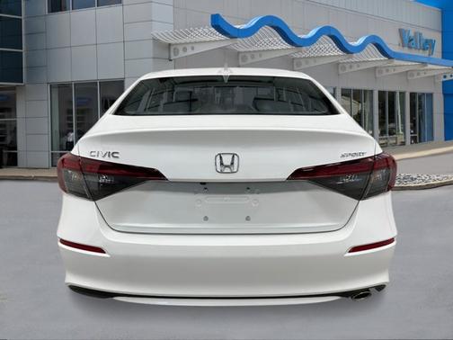 Platinum White Pearl 2026 Honda Civic Sport