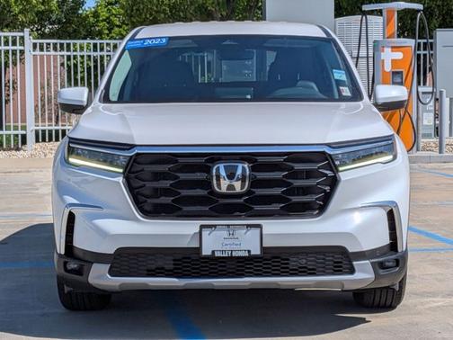 Platinum White Pearl 2023 Honda Pilot AWD EX-L 7 Passenger