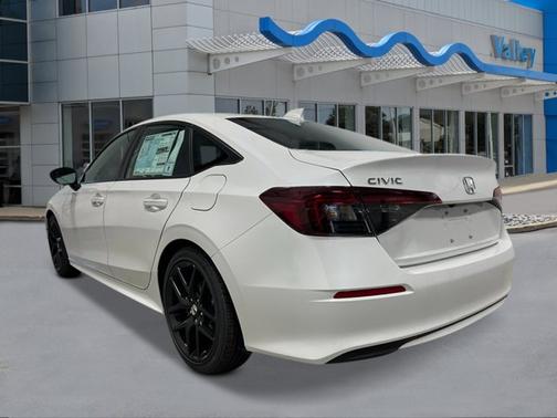 Platinum White Pearl 2026 Honda Civic Sport