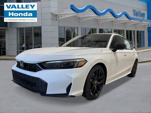 Platinum White Pearl 2026 Honda Civic Sport