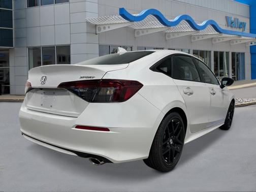 Platinum White Pearl 2026 Honda Civic Sport
