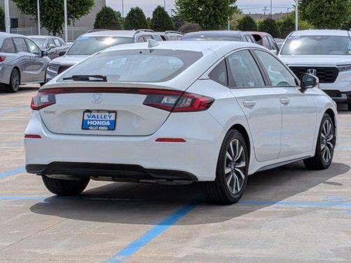 Platinum White Pearl 2023 Honda Civic EX-L