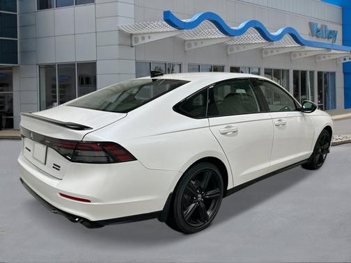Platinum White Pearl 2026 Honda Accord Hybrid Sport-L