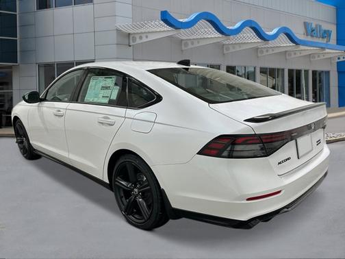 Platinum White Pearl 2026 Honda Accord Hybrid Sport-L