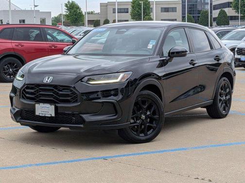 Crystal Black Pearl 2023 Honda HR-V 2WD Sport