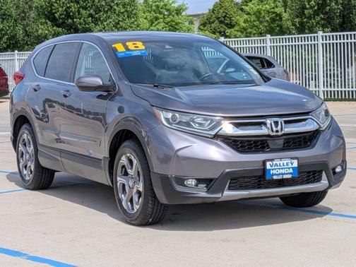 Gray 2018 Honda CR-V EX-L