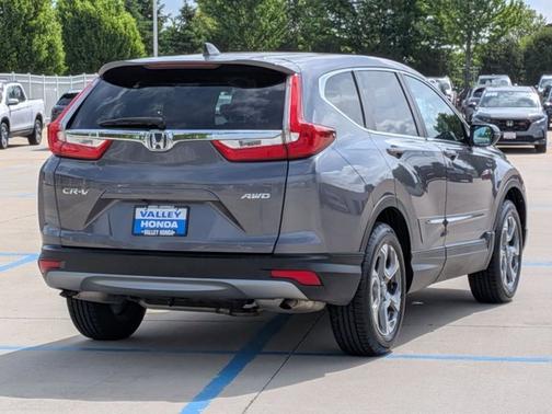 Gray 2018 Honda CR-V EX-L