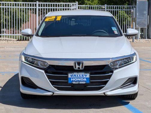 Platinum White Pearl 2021 Honda Accord LX 1.5T