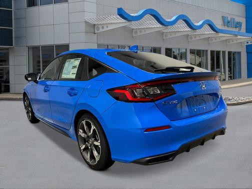 Boost Blue Pearl 2026 Honda Civic Hybrid Sport Touring