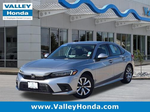 Lunar Silver Metallic 2023 Honda Civic LX