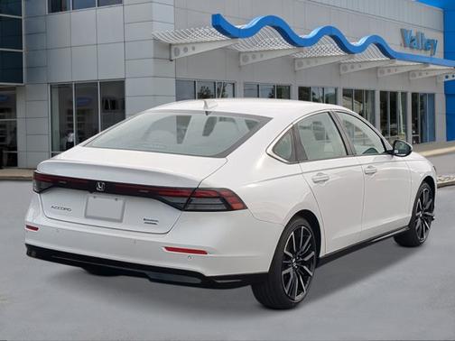 Platinum White Pearl 2026 Honda Accord Hybrid Touring