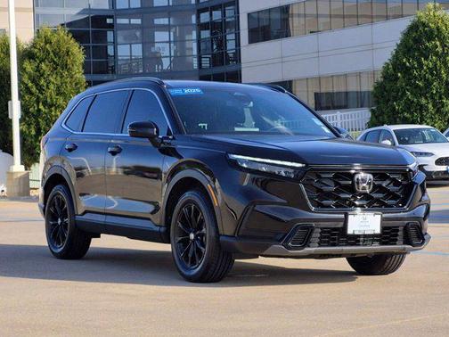 Crystal Black Pearl 2025 Honda CR-V Hybrid Sport AWD