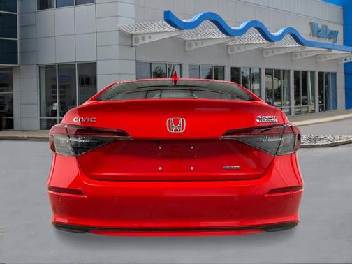 Rallye Red 2026 Honda Civic Hybrid Sport Touring