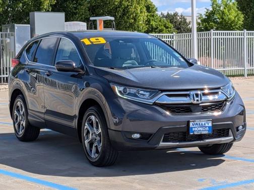 Gray 2019 Honda CR-V EX