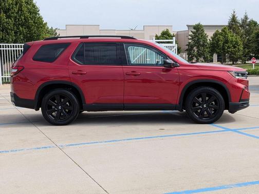 Radiant Red 2025 Honda Pilot Black Edition
