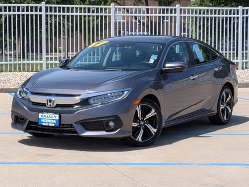 Modern Steel Metallic 2017 Honda Civic Touring
